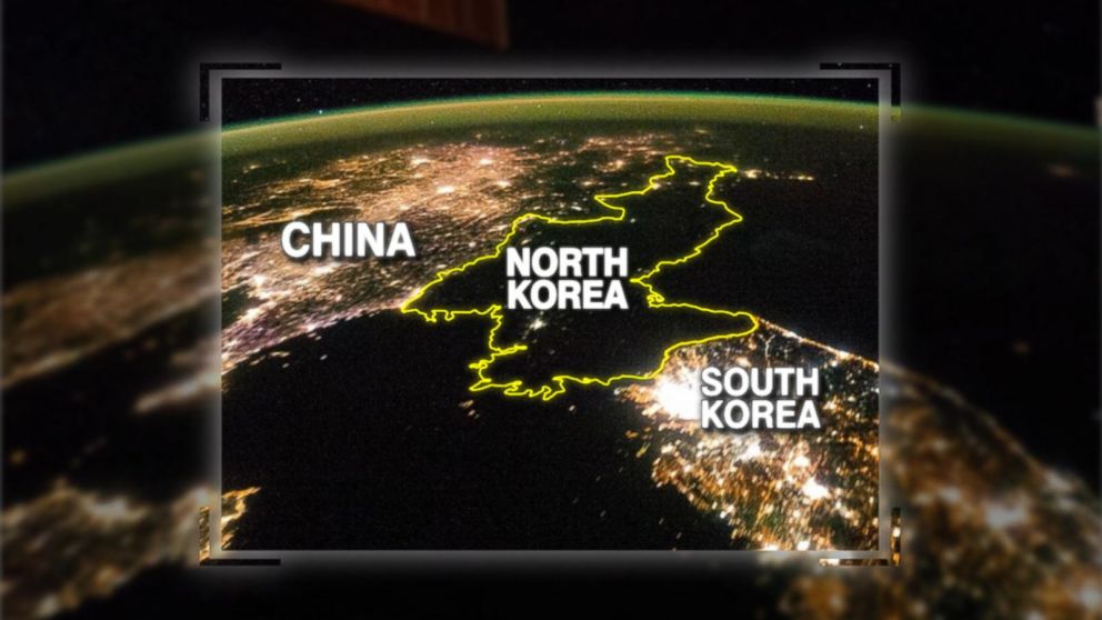 Corea del Nord dal satellite: la connettività potrebbe sembrare così